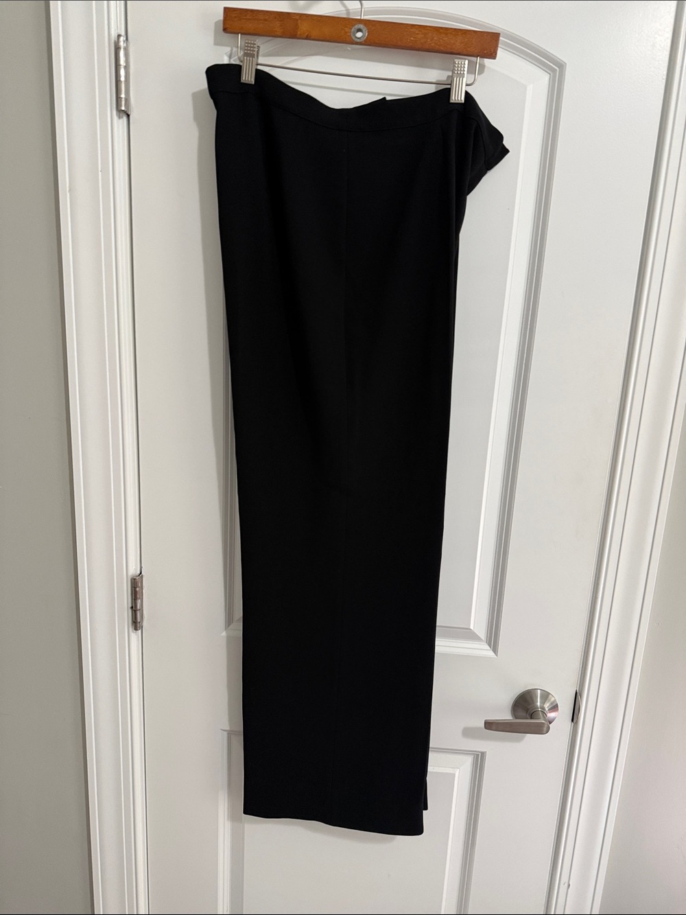 Marina Rinaldi Wide-Leg Pants — Black
